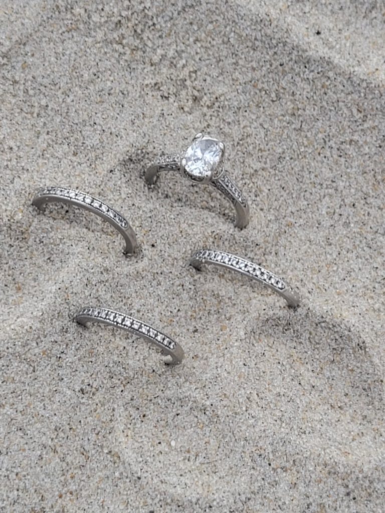 lost ring on beach