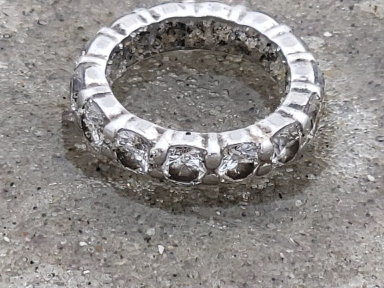 help finding lost ring in the sand