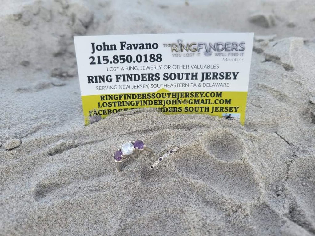 Avalon, New Jersey Ring Finder Avalon, Find my lost ring in the sand