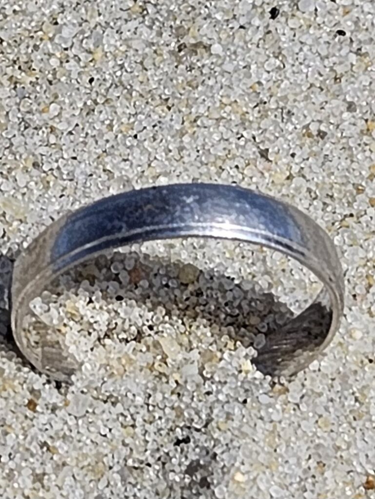 Ocean City lost wedding band found with metal detector