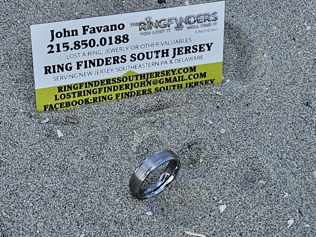 find a lost ring with a metal detecting service