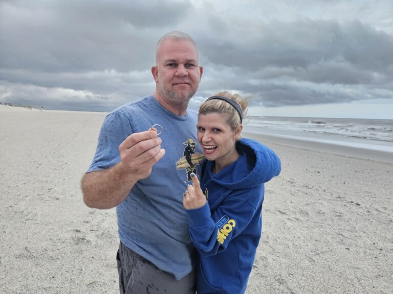 Wedding Band lost in Avalon NJ rental metal detector or use metal detectoring service