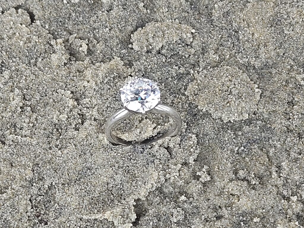 Engagement ring lost n the beach wildwood crest nj