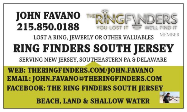 New Jersey Ring Finder, Ring Finders South jersey, Metal Detector Service